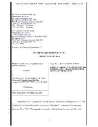 Asserting a Redundant Counterclaim Against Righthaven
