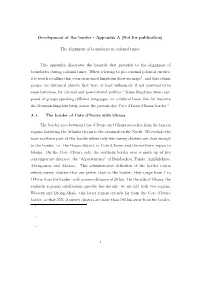 Development at the Border - Appendix a [Not for Publication]