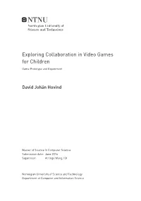 Exploring Collaboration in Video Games for Children