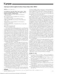 Gastropod Evidence Against the Early Triassic Lilliput Effect: REPLY