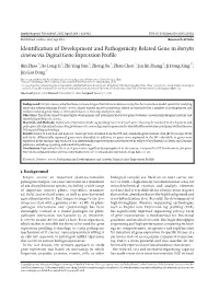 Identification of Development and Pathogenicity Related Gene in Botrytis Cinereavia Digital Gene Expression Profile
