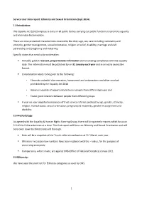 Service User Data Report: Ethnicity and Sexual Orientation (Sept 2014)