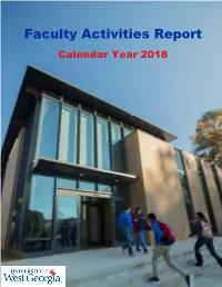 Faculty Activities Report
