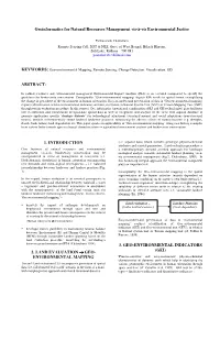 Geoinformatics for Natural Resources Management Vis-À-Vis Environmental Justice