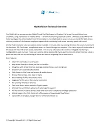 Myworkdrive Technical Overview