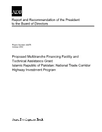 National Trade Corridor Highway Investment Program