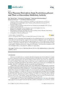New Fluorene Derivatives from Dendrobium Gibsonii and Their Α-Glucosidase Inhibitory Activity