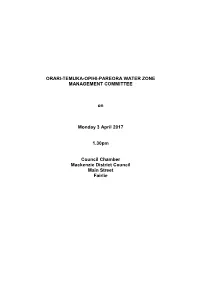 Orari-Temuka-Opihi-Pareora Water Zone Management Committee