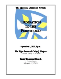 Ordination to the Priesthood