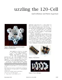 Puzzling the 120–Cell