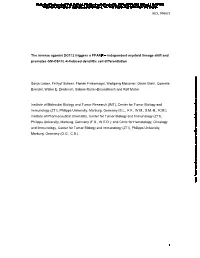 The Inverse Agonist DG172 Triggers a Pparβ/Δ-Independent Myeloid Lineage Shift and Promotes GM-CSF/IL-4-Induced Dendritic Cell Differentiation