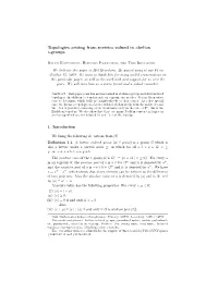 Topologies Arising from Metrics Valued in Abelian L-Groups