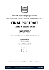 FINAL PORTRAIT L’Arte Di Essere Amici