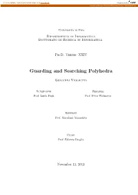 Guarding and Searching Polyhedra