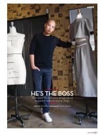 He's the Boss: Designer Jason Wu