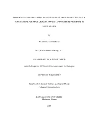 Implications for Educators in Apparel and Textiles Programs In
