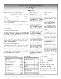 June 2011 Yearly Report