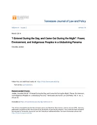Power, Environment, and Indigenous Peoples in a Globalizing Panama