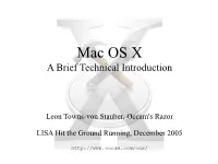 A Brief Technical Introduction