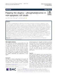 Phosphatidylserine in Non-Apoptotic Cell Death Inbar Shlomovitz1, Mary Speir2,3 and Motti Gerlic1*