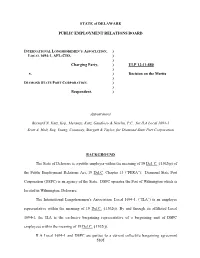 2013: 880 ULP Ex Dir Decision on Merits ILA 1694 1 V DSPC Work