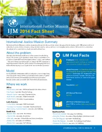 2014 Fact Sheet