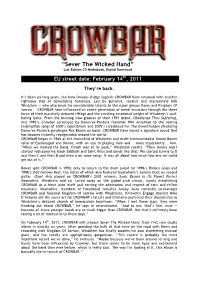 CROWBAR Have Returned with Another Righteous Slab of Devastating Heaviness