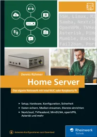 Home Server – Das Eigene Netzwerk Mit Intel NUC Oder Raspberry Pi