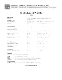 Nicholas Edwards Aea