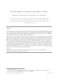 Web Data Extraction, Applications and Techniques: a Survey