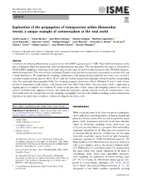 Exploration of the Propagation of Transpovirons Within Mimiviridae Reveals a Unique Example of Commensalism in the Viral World