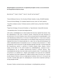 (Methylthio)Phenol Semiochemicals Are Exploited by Deceptive Orchids As Sexual Attractants for Campylothynnus Thynnine Wasps