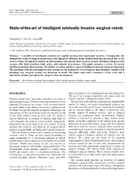 State-Of-The-Art of Intelligent Minimally Invasive Surgical Robots