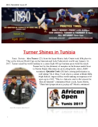 Turner Shines in Tunisia