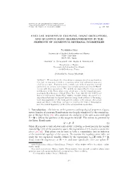 Angular Momentum Coupling, Dirac Oscillators, and Quantum Band Rearrangements in the Presence of Momentum Reversal Symmetries