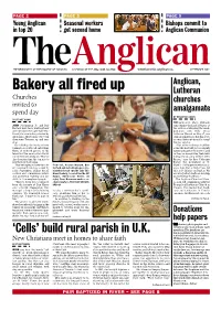 Bakery All Fired up Lutheran Churches Churches Invited to Amalgamate Spend Day by HENRIETA PAUKOV by STUART MANN the Bells of St