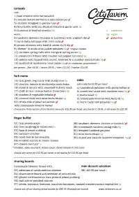 Canapes & Buffet