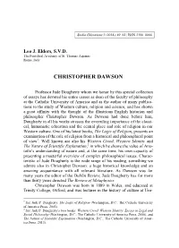 Christopher Dawson