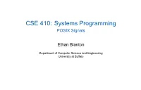 POSIX Signals
