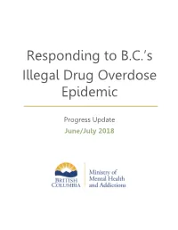 Responding to B.C.'S Illegal Drug Overdose Epidemic