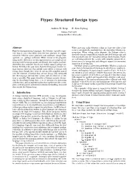 Structured Foreign Types