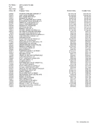 Top Taxpayers Report