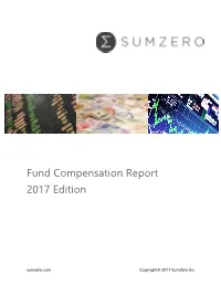 Fund Compensation Report 2017 Edition
