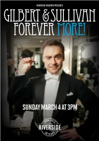 Gilbert & Sullivan Forever More! Program