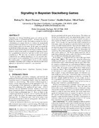 Signaling in Bayesian Stackelberg Games