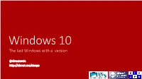 The Last Windows with a Version