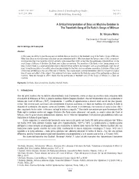 A Critical Interpretation of Deus Ex Machina Solution in the Twentieth Song of De Rada’S Songs of Milosao