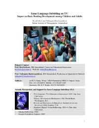 Same Language Subtitling on TV: Impact on Basic Reading Development Among Children and Adults