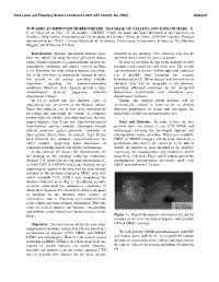 Towards an Improved Morphometric Database of Valleys and Fans on Mars