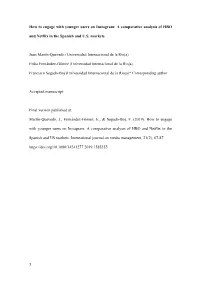 A Comparative Analysis of HBO and Netflix in the Spanish and U.S